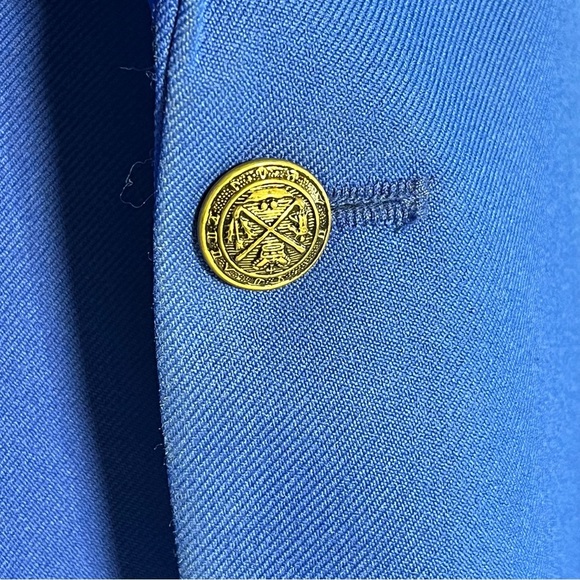 HTF Washington DC Travelers Aid Men’s Blue Blazer Sz Large Metropolitan Airports - Picture 7 of 14